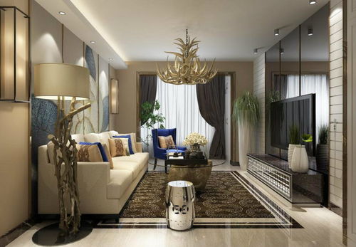 現(xiàn)代風(fēng)格三房兩廳家居設(shè)計(jì)裝修效果圖